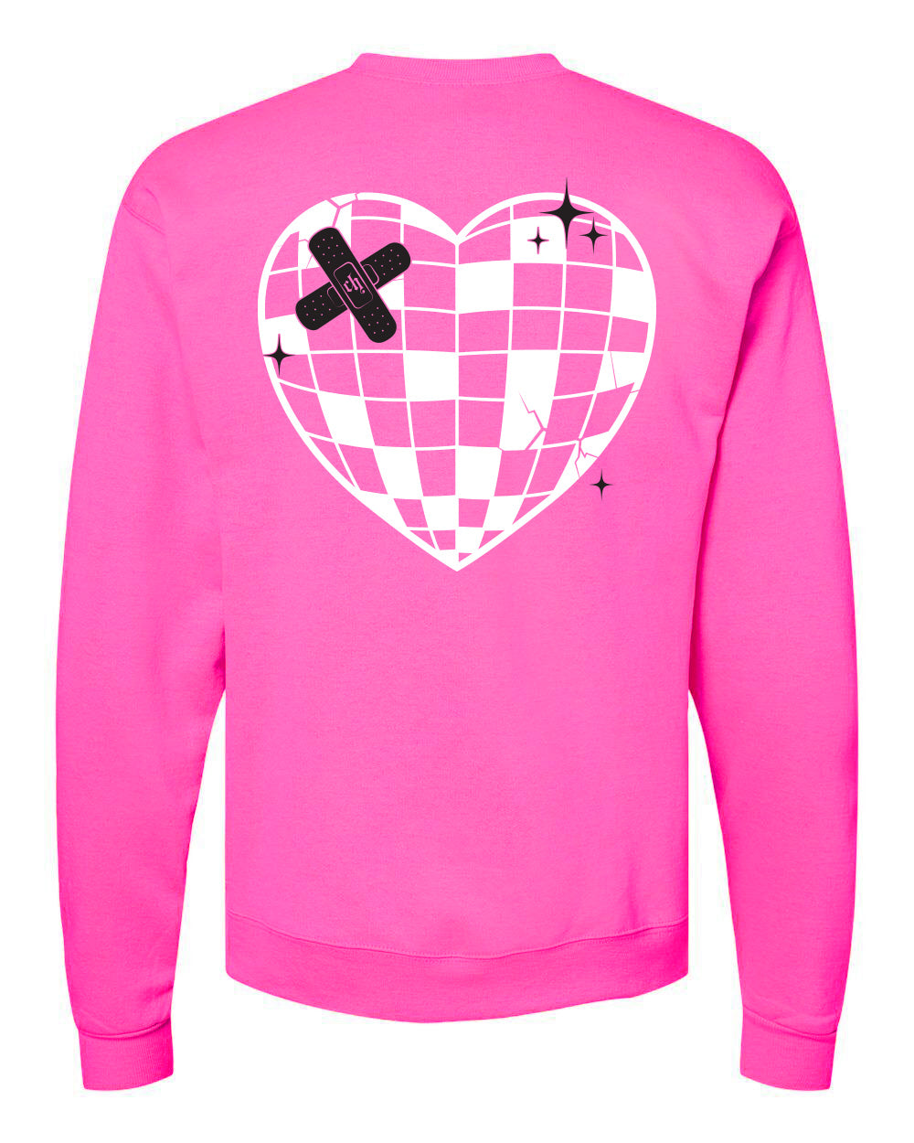 Bandaged Disco Heart Sweater